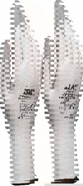 Cut-Resistant Gloves: Size X-Small, ANSI Cut A2, ANSI Puncture 3, Polyurethane, Series KRYTECH 579